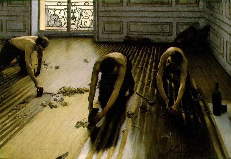Gustave Caillebotte Les raboteurs de parquet Norge oil painting art